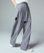 CURVED CUT PANELED PANTS