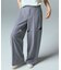 CURVED CUT PANELED PANTS
