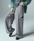 CURVED CUT PANELED PANTS