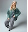 CURVED CUT PANELED PANTS