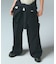 CURVED CUT PANELED PANTS