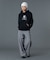 CURVED CUT PANELED PANTS