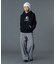 CURVED CUT PANELED PANTS