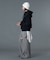 CURVED CUT PANELED PANTS