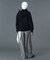 CURVED CUT PANELED PANTS