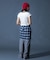CURVED CUT PANELED PANTS