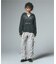 EYELET EMBROIDERY ZIP UP SWEAT HOODIE