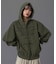 EYELET EMBROIDERY ZIP UP SWEAT HOODIE