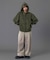 EYELET EMBROIDERY ZIP UP SWEAT HOODIE