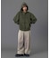 EYELET EMBROIDERY ZIP UP SWEAT HOODIE
