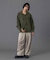 EYELET EMBROIDERY ZIP UP SWEAT HOODIE