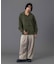EYELET EMBROIDERY ZIP UP SWEAT HOODIE