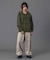 EYELET EMBROIDERY ZIP UP SWEAT HOODIE
