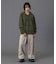 EYELET EMBROIDERY ZIP UP SWEAT HOODIE