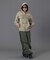 EYELET EMBROIDERY ZIP UP SWEAT HOODIE