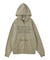 EYELET EMBROIDERY ZIP UP SWEAT HOODIE