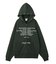 EYELET EMBROIDERY ZIP UP SWEAT HOODIE