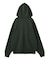 EYELET EMBROIDERY ZIP UP SWEAT HOODIE