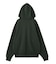 EYELET EMBROIDERY ZIP UP SWEAT HOODIE