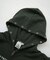 EYELET EMBROIDERY ZIP UP SWEAT HOODIE