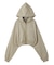 STUDDED ZIP UP SWEAT HOODIE