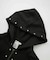 STUDDED ZIP UP SWEAT HOODIE