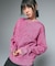 DISTORTED LOGO PATCH FADED SWEAT TOP
