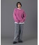 DISTORTED LOGO PATCH FADED SWEAT TOP
