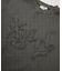 DISTORTED LOGO PATCH FADED SWEAT TOP