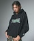 MILLS LOGO LAYERED PATCH SWEAT HOODIE