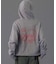 HEART SPRAY LOGO SWEAT HOODIE