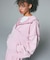 BLEACHED ANORAK SWEAT TOP