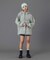 BLEACHED ANORAK SWEAT TOP