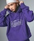RHINESTONE CURSIVE LOGO SWEAT HOODIE
