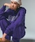 RHINESTONE CURSIVE LOGO SWEAT HOODIE