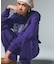 RHINESTONE CURSIVE LOGO SWEAT HOODIE