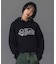 RHINESTONE CURSIVE LOGO SWEAT HOODIE