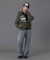 PANELED GRAPHIC ZIP UP SWEAT HOODIE