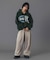 PANELED GRAPHIC ZIP UP SWEAT HOODIE