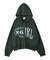 PANELED GRAPHIC ZIP UP SWEAT HOODIE