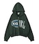 PANELED GRAPHIC ZIP UP SWEAT HOODIE