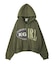 PANELED GRAPHIC ZIP UP SWEAT HOODIE