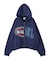 PANELED GRAPHIC ZIP UP SWEAT HOODIE