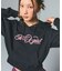 CURSIVE LOGO EMBROIDERY COMPACT SWEAT HOODIE