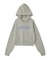 CURSIVE LOGO EMBROIDERY COMPACT SWEAT HOODIE