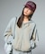 SPRAY PRINT ZIP UP HOODIE