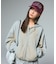 SPRAY PRINT ZIP UP HOODIE