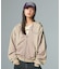 SPRAY PRINT ZIP UP HOODIE