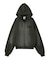 SPRAY PRINT ZIP UP HOODIE