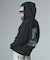 FACE PATCH AND LOGO ZIP UP SWEAT HOODIE